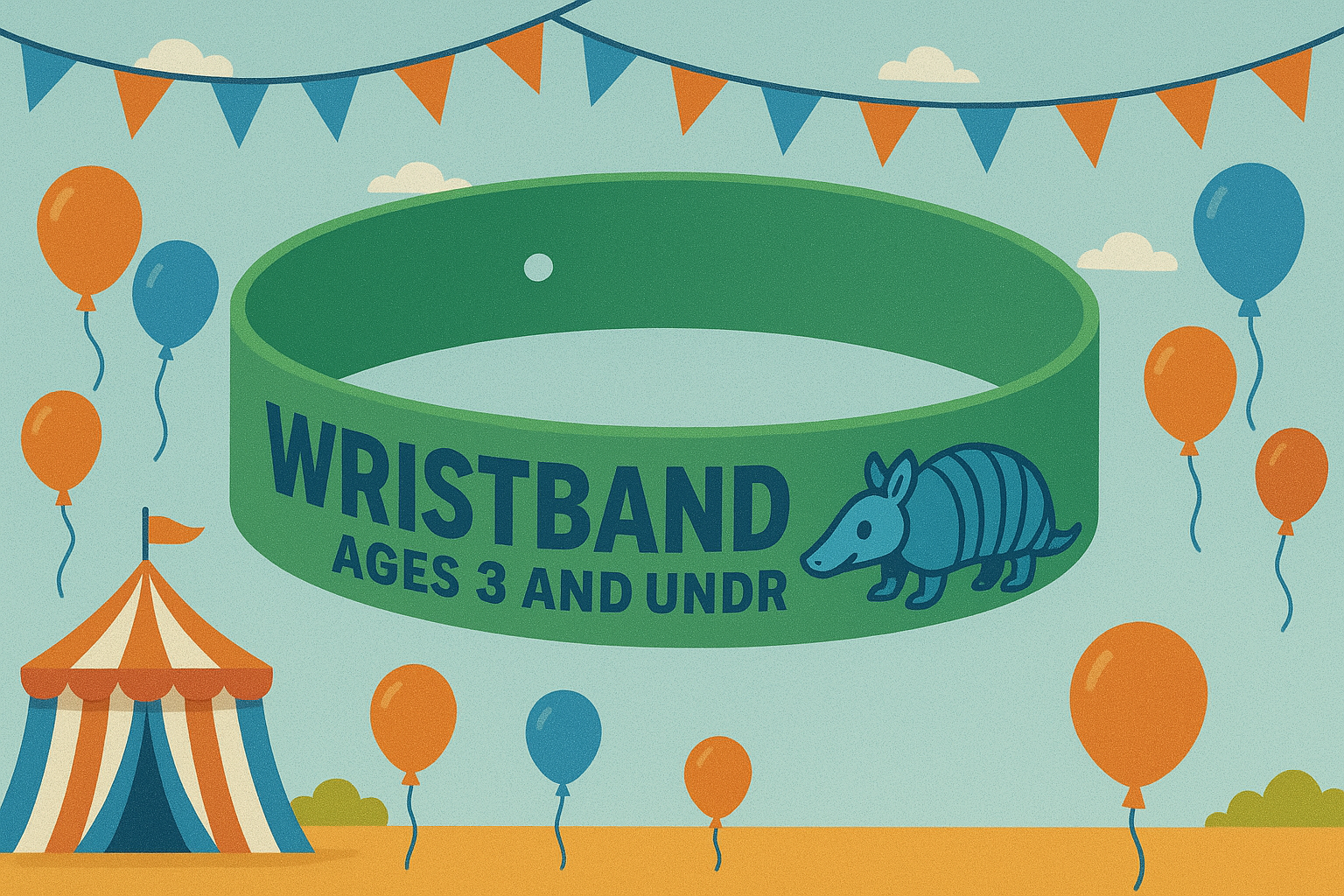 Carnival Wristband (Ages 3 and Under)